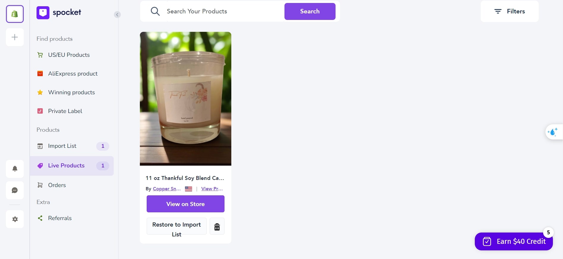 Spocket automatically syncs product details